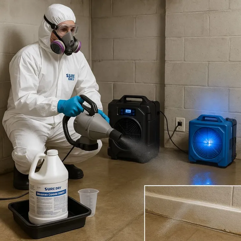 Sanitization and Odor Removal process in Grandview, IL