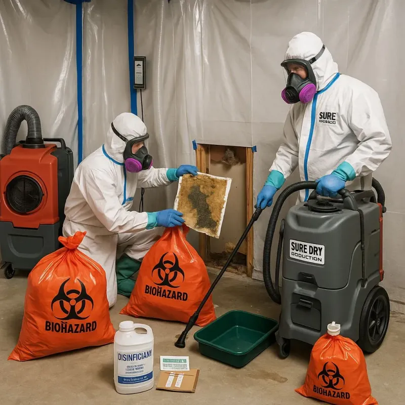 Contaminated Water Handling Protocols process in Grandview, IL