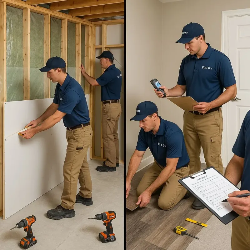 Repairs and Reconstruction process in Grandview, IL